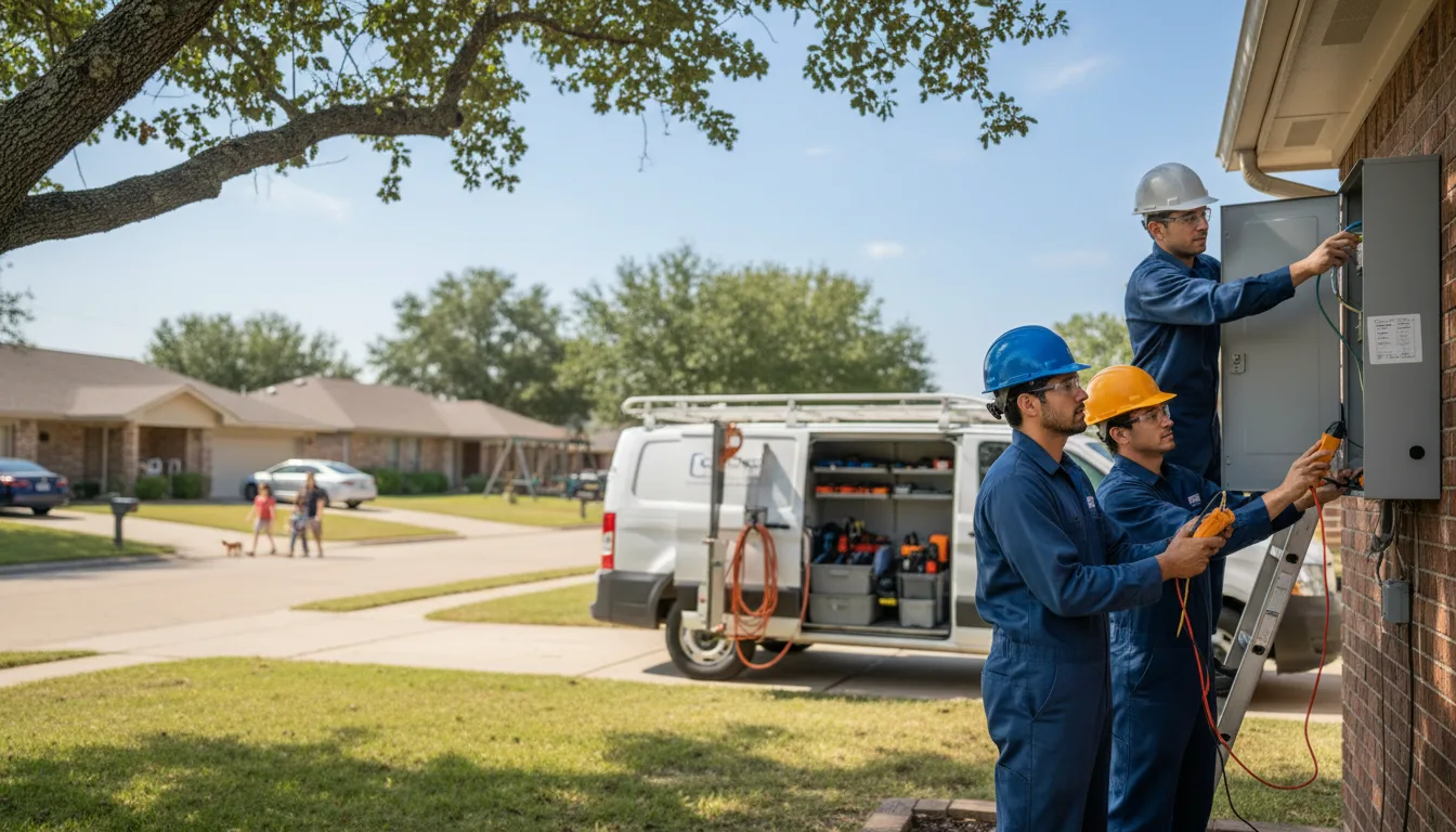 Certified electrician providing emergency electrical services in Golden Valley, ND